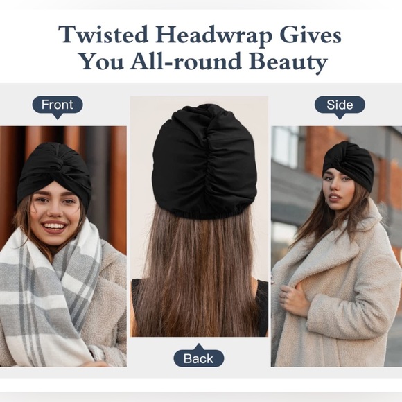 NEW MoKo Turban Headband for Women Men, Fashion Twisted Turbans Headwrap Beanie - Picture 5 of 6